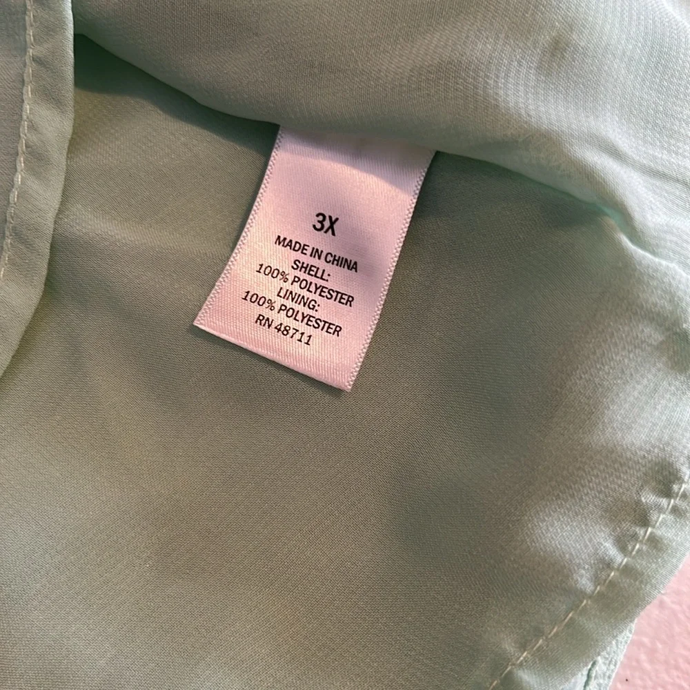 #148. Swiss dot blouse. 3x - Picture 7 of 9